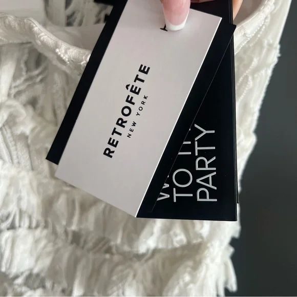 Retrofete Irini maxi Dress in White Size Small NEW! New with tags! - Picture 5 of 12